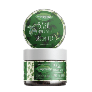 Basil Leaves with Green Tea