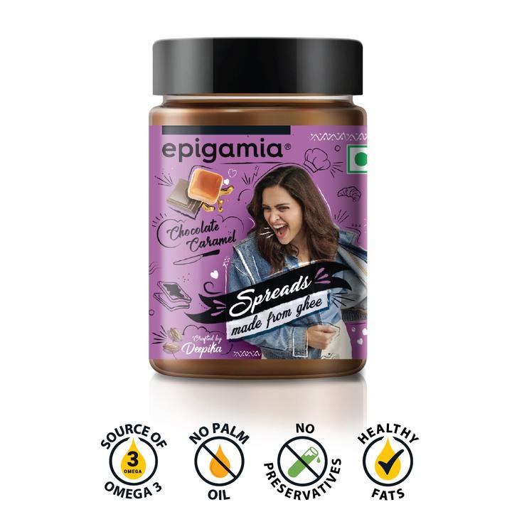 Epigamia Chocolate Caramel Spread | 250 g