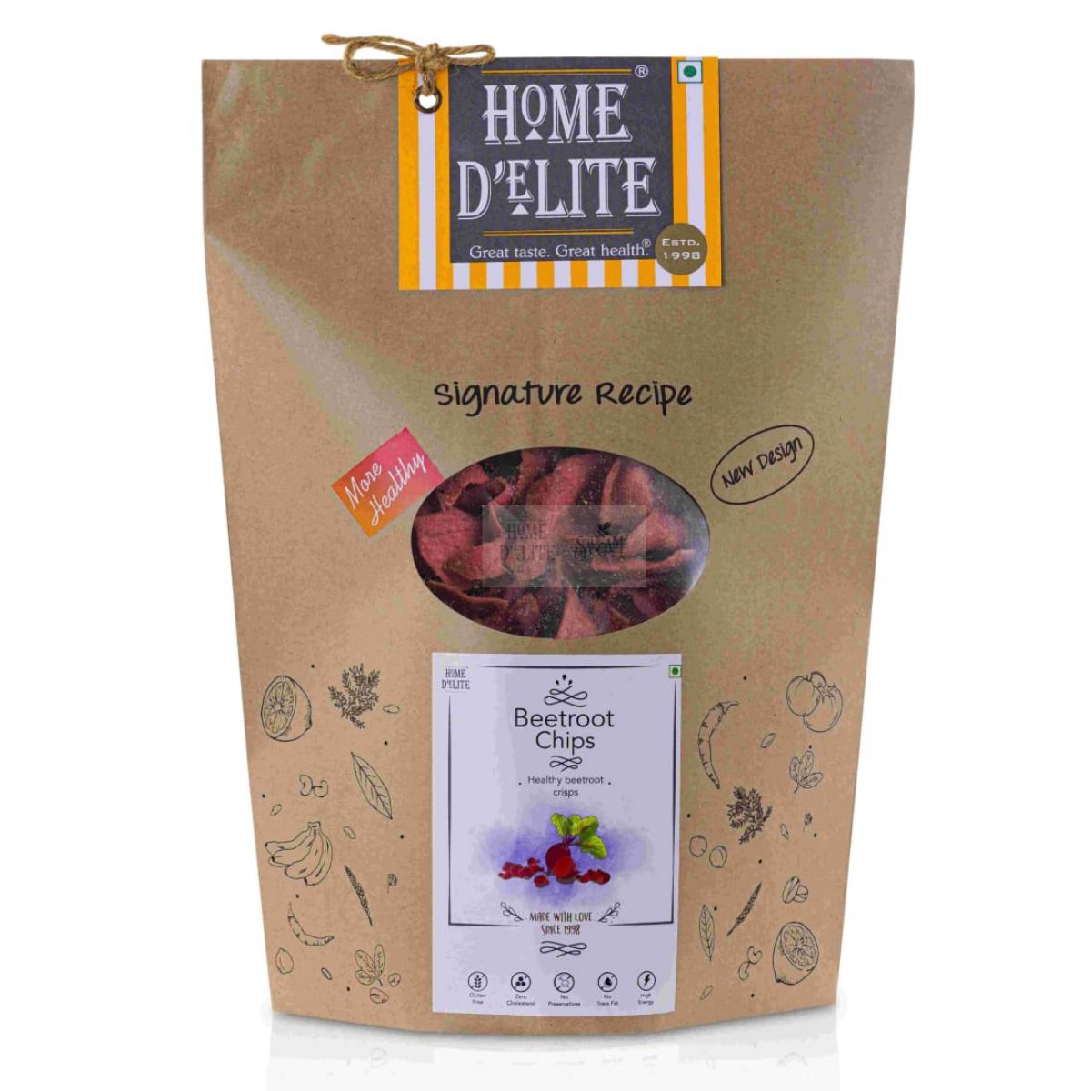 Home D'elite - Beetroot Chips|220g
