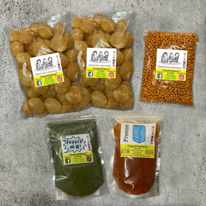 Chandrikaben Pani Puri Pani Combo