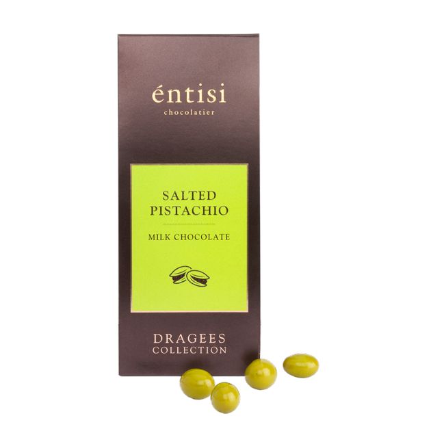 Entisi Salted Pistachio & Cranberry Dragees| 2 * 50 g - Image 2